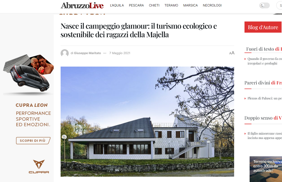 Abruzzo live articolo su dimore montane